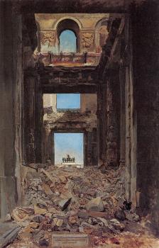 The Ruins of the Tuileries Palace after the Commune